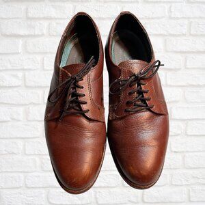 Dexter Men’s Brown Leather Oxford Dress Shoes Waterproof USA Made Vintage 12.25”